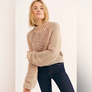 Free people Sweetheart Sweater - XS - Sand Castle - NWOT